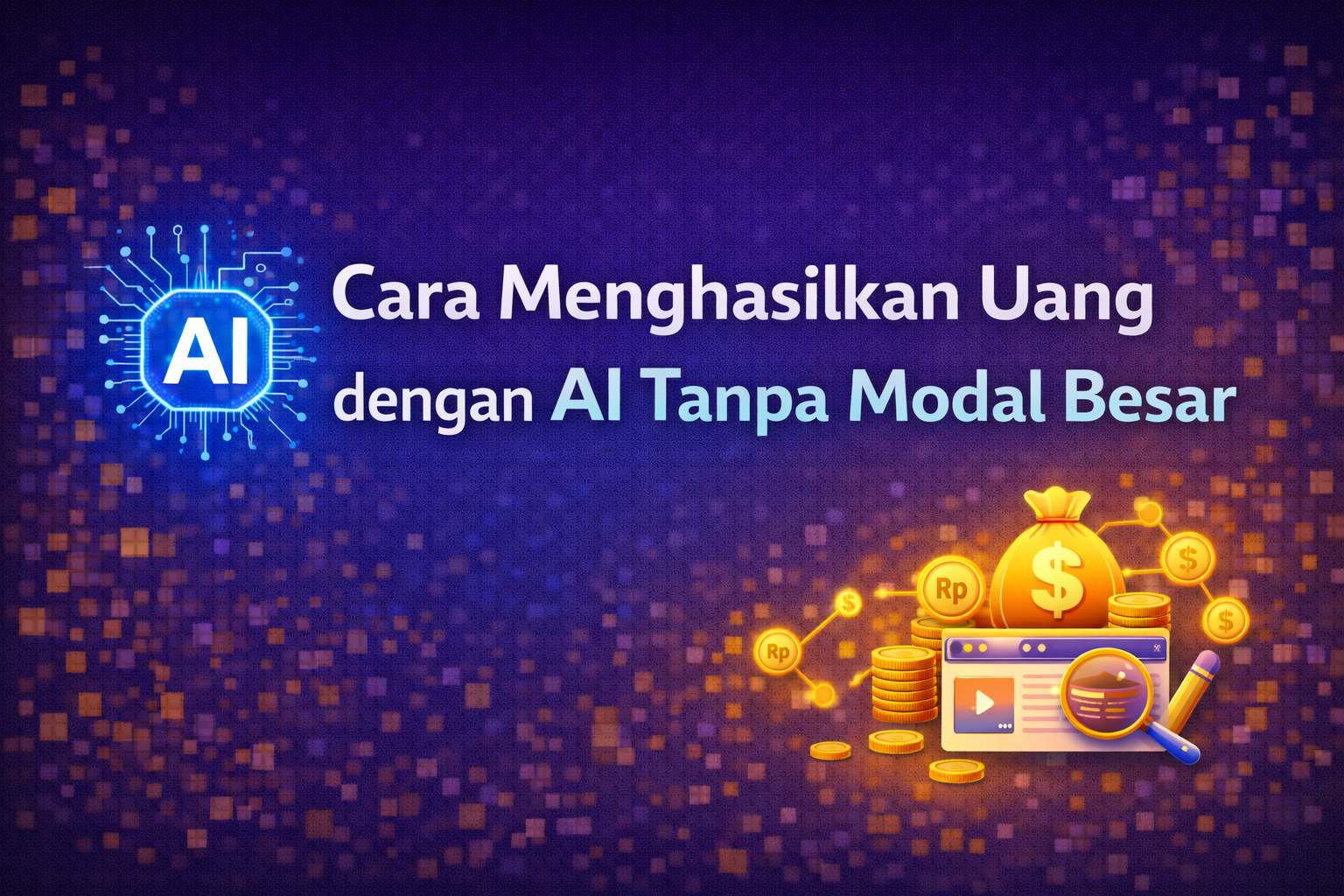 Cara Menghasilkan Uang dengan AI Tanpa Modal Besar