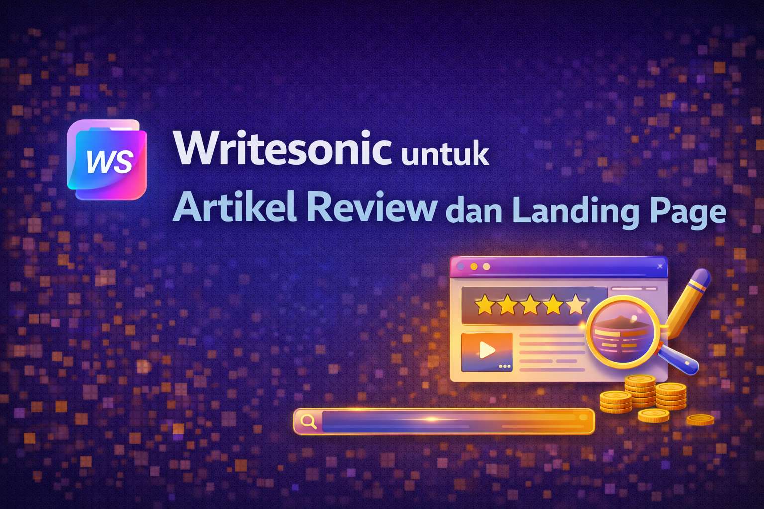 Writesonic untuk Artikel Review dan Landing Page
