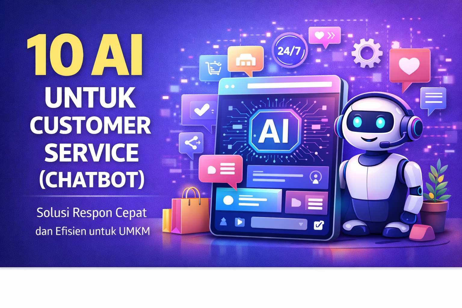 10 AI Chatbot Terbaik untuk Customer Service UMKM di Era Digital