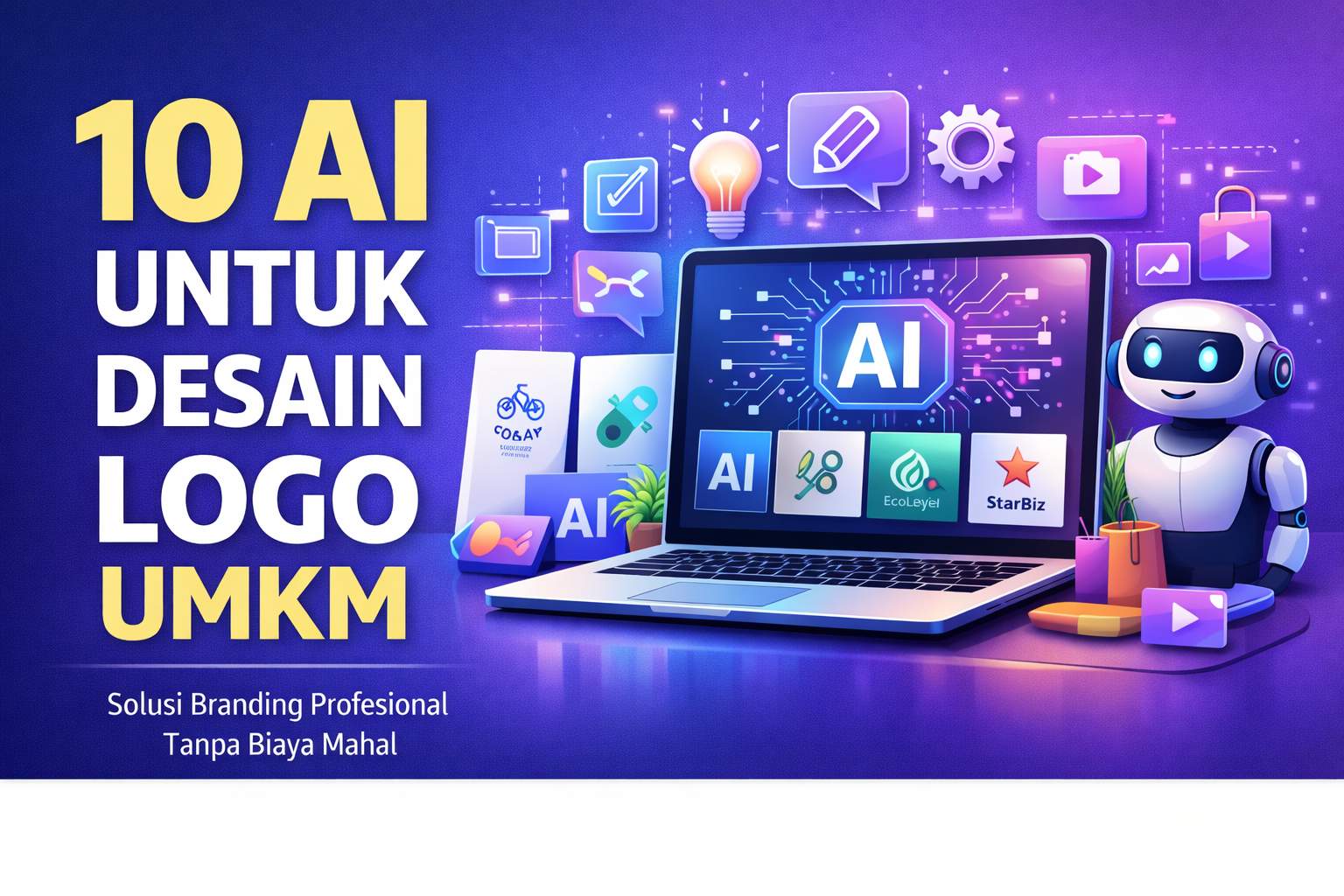 10 AI untuk Desain Logo UMKM: Solusi Branding Profesional Tanpa Biaya Mahal