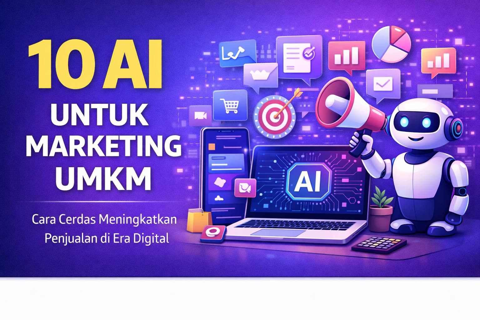 10 AI untuk Marketing UMKM: Cara Cerdas Meningkatkan Penjualan di Era Digital