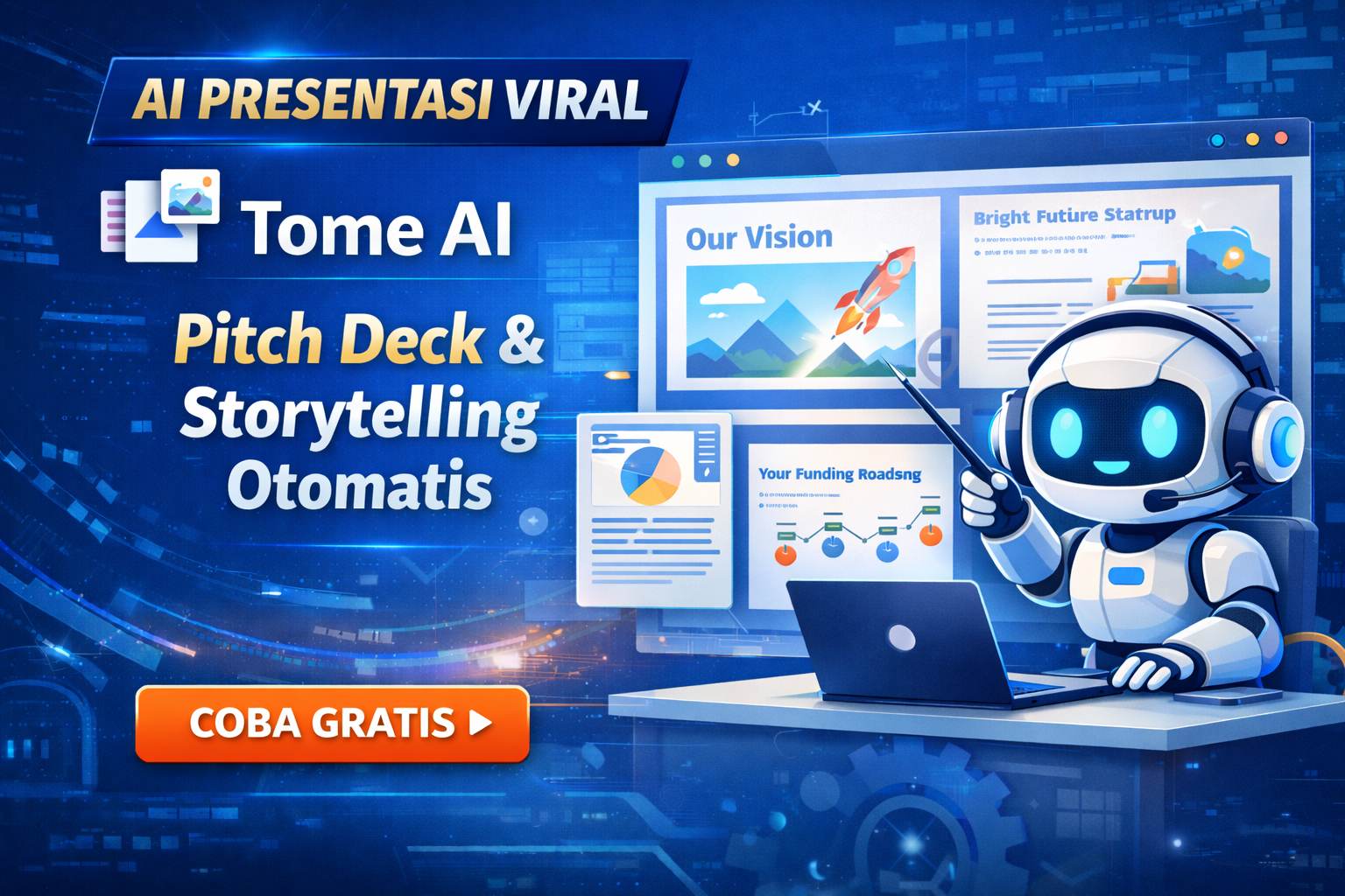 Tome AI – AI Storytelling & Pitch Deck yang Lagi Viral
